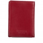 Kartenetui Elegance Rot, Farbe: rot/weinrot, Marke: Hausfelder Manufaktur, EAN: 4039584003714, Abmessungen in cm: 8x11x1, Bild 3 von 4