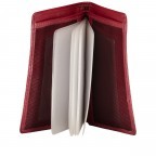 Kartenetui Elegance Rot, Farbe: rot/weinrot, Marke: Hausfelder Manufaktur, EAN: 4039584003714, Abmessungen in cm: 8x11x1, Bild 4 von 4