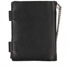 Kettenbörse Schwarz, Farbe: schwarz, Marke: Hausfelder Manufaktur, EAN: 4039584250958, Abmessungen in cm: 9.5x12.5x2, Bild 3 von 5