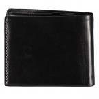 Geldbörse Unico Schwarz, Farbe: schwarz, Marke: Hausfelder Manufaktur, EAN: 4039584250545, Abmessungen in cm: 12.5x9.8x2, Bild 3 von 5