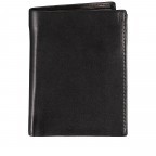 Geldbörse Unico Schwarz, Farbe: schwarz, Marke: Hausfelder Manufaktur, EAN: 4039584250514, Abmessungen in cm: 9.5x12.5x2, Bild 1 von 4