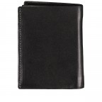 Geldbörse Unico Schwarz, Farbe: schwarz, Marke: Hausfelder Manufaktur, EAN: 4039584250514, Abmessungen in cm: 9.5x12.5x2, Bild 3 von 4