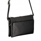 Umhängetasche / Clutch Cormorano Silja Black, Farbe: schwarz, Marke: Adax, EAN: 5705483160986, Abmessungen in cm: 23x14x3, Bild 3 von 7