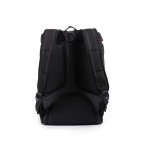 Rucksack Little America Medium Volumen 14 Liter Black, Farbe: schwarz, Marke: Herschel, EAN: 0828432006298, Abmessungen in cm: 28x43x12, Bild 2 von 5