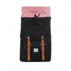 Rucksack Little America Medium Volumen 14 Liter Black, Farbe: schwarz, Marke: Herschel, EAN: 0828432006298, Abmessungen in cm: 28x43x12, Bild 4 von 5