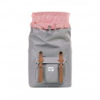 Rucksack Little America Medium Volumen 14 Liter Grey, Farbe: grau, Marke: Herschel, EAN: 0828432022069, Abmessungen in cm: 28x43x12, Bild 4 von 6