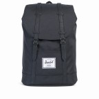 Rucksack Retreat einfarbig Volumen 18 Liter Black, Farbe: schwarz, Marke: Herschel, EAN: 0828432061020, Abmessungen in cm: 34x46x12, Bild 1 von 5