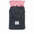 Rucksack Retreat einfarbig Volumen 18 Liter Black, Farbe: schwarz, Marke: Herschel, EAN: 0828432061020, Abmessungen in cm: 34x46x12, Bild 5 von 5