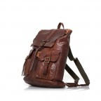 Rucksack C06005-VL 1702 Leder Cognac, Farbe: cognac, Marke: Campomaggi, Abmessungen in cm: 34x42x15, Bild 2 von 7