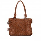 Shopper Soft-Weaving Ysabel B3.4722 Charming Cognac, Farbe: cognac, Marke: Harbour 2nd, EAN: 4046478020504, Abmessungen in cm: 32x25x5, Bild 1 von 8