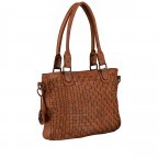 Shopper Soft-Weaving Ysabel B3.4722 Charming Cognac, Farbe: cognac, Marke: Harbour 2nd, EAN: 4046478020504, Abmessungen in cm: 32x25x5, Bild 2 von 8