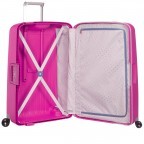 Koffer S´Cure Spinner 75 Fuchsia, Farbe: rosa/pink, Marke: Samsonite, EAN: 5414847590214, Abmessungen in cm: 52x75x31, Bild 3 von 5
