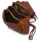 Rucksack Soft-Weaving Selene B3.5036 Charming Cognac, Farbe: cognac, Marke: Harbour 2nd, Abmessungen in cm: 30x25x10, Bild 4 von 4