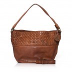 Beuteltasche Soft-Weaving Helena B3.5044 Charming Cognac, Farbe: cognac, Marke: Harbour 2nd, Abmessungen in cm: 40x27x16, Bild 1 von 3