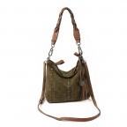 Beuteltasche Nelly 10125 Canvas Khaki, Farbe: taupe/khaki, Marke: Suri Frey, Abmessungen in cm: 27x27x8, Bild 4 von 7