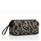 Kulturbeutel Travelcosmetic Taupe Baroque, Farbe: taupe/khaki, Marke: Reisenthel, EAN: 4012013566349, Abmessungen in cm: 26x18x13.5, Bild 1 von 3