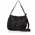 Beuteltasche Soft-Weaving Fenja B3.4832 Dark Ash, Farbe: anthrazit, Marke: Harbour 2nd, Abmessungen in cm: 31x20x11, Bild 1 von 4