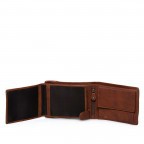 Geldbörse Cool-Casual August B3.0340 Charming Cognac, Farbe: cognac, Marke: Harbour 2nd, EAN: 4046478023420, Abmessungen in cm: 12.5x9.5x2.5, Bild 5 von 6