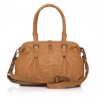 Shopper Grandma's Luxury Club Mrs. Elderberry Pie mit Bügelverschluss Caramel, Farbe: cognac, Marke: Aunts & Uncles, Abmessungen in cm: 35x24x12, Bild 5 von 5