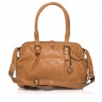 Shopper Grandma's Luxury Club Mrs. Elderberry Pie mit Bügelverschluss Caramel, Farbe: cognac, Marke: Aunts & Uncles, Abmessungen in cm: 35x24x12, Bild 2 von 5