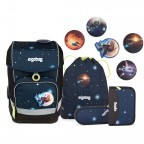 Schulranzen Cubo Galaxy Special Edition Set 5-teilig KoBärnikus, Farbe: blau/petrol, Marke: Ergobag, EAN: 4057081035403, Abmessungen in cm: 25x40x20, Bild 1 von 14