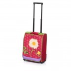 Koffer Youngster 43 cm Blume, Farbe: rot/weinrot, Marke: Travelite, Abmessungen in cm: 31x43x18, Bild 2 von 6