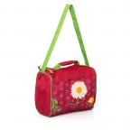 Reisetasche Youngster 32 cm Blume, Farbe: rot/weinrot, Marke: Travelite, Abmessungen in cm: 32x25x18, Bild 2 von 4