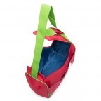 Reisetasche Youngster 32 cm Blume, Farbe: rot/weinrot, Marke: Travelite, Abmessungen in cm: 32x25x18, Bild 4 von 4