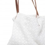 Tasche Cooton Espandrilles Lace, Farbe: weiß, Marke: Anokhi, Abmessungen in cm: 40x35x17, Bild 4 von 4