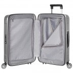 Koffer neopulse Spinner 55 Metallic Silver, Farbe: grau, Marke: Samsonite, Abmessungen in cm: 40x55x20, Bild 2 von 5