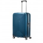 Koffer neopulse Spinner 69 Metallic Blue, Farbe: blau/petrol, Marke: Samsonite, Abmessungen in cm: 46x69x27, Bild 3 von 5