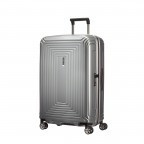 Koffer neopulse Spinner 69 Metallic Silver, Farbe: grau, Marke: Samsonite, Abmessungen in cm: 46x69x27, Bild 1 von 4