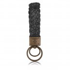 Schlüsselanhänger Soft-Weaving Hermine B3.0974 Dark Ash, Farbe: anthrazit, Marke: Harbour 2nd, Abmessungen in cm: 17x3x0, Bild 2 von 2