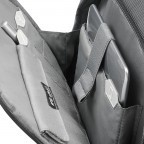 Rucksack Cityscape Laptop Backpack 15.6 Zoll mit RFID-Schutzhülle Steel Grey, Farbe: grau, Marke: Samsonite, Abmessungen in cm: 34x46x23, Bild 3 von 6