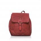 Rucksack Soft-Weaving Selene B3.5036 Chili Red, Farbe: rot/weinrot, Marke: Harbour 2nd, Abmessungen in cm: 30x25x10, Bild 1 von 4