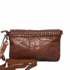 Umhängetasche / Clutch Soft-Weaving Loa B3.5412 Charming Cognac, Farbe: cognac, Marke: Harbour 2nd, Abmessungen in cm: 28.5x19x3, Bild 3 von 4