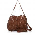 Beuteltasche Emilie B3.5429 mit Zugband Charming Cognac, Farbe: cognac, Marke: Harbour 2nd, Abmessungen in cm: 32x29x10.5, Bild 1 von 4