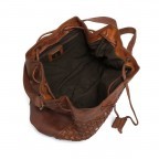 Beuteltasche Emilie B3.5429 mit Zugband Charming Cognac, Farbe: cognac, Marke: Harbour 2nd, Abmessungen in cm: 32x29x10.5, Bild 4 von 4