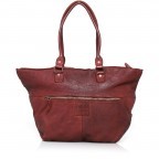 Shopper Soft-Weaving Mia B3.5454 Chili Red, Farbe: rot/weinrot, Marke: Harbour 2nd, Abmessungen in cm: 49x30x14.5, Bild 3 von 4