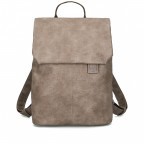 Rucksack Mademoiselle MR13 Canvas Taupe, Farbe: taupe/khaki, Marke: Zwei, EAN: 4250257918771, Abmessungen in cm: 34.5x37x12, Bild 1 von 6