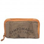 Geldbörse Canvas CP0132-TEVL2 Khaki Druck Schwarz, Farbe: taupe/khaki, Marke: Campomaggi, Abmessungen in cm: 20x11.5x3, Bild 1 von 3