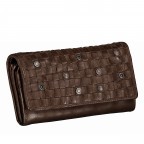 Geldbörse Soft-Weaving Adriane B3.9857 Chocolate Brown, Farbe: braun, Marke: Harbour 2nd, EAN: 4046478019171, Abmessungen in cm: 18x10x3.5, Bild 2 von 4