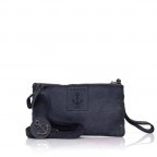 Umhängetasche / Clutch Soft-Weaving Lillen B3.4795 Midnight Navy, Farbe: blau/petrol, Marke: Harbour 2nd, EAN: 4046478019157, Abmessungen in cm: 23x13x2, Bild 2 von 7