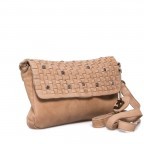 Umhängetasche / Clutch Soft-Weaving Loa B3.5412 Taupe, Farbe: taupe/khaki, beige, Marke: Harbour 2nd, Abmessungen in cm: 28.5x19x3, Bild 2 von 4