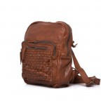 Rucksack Soft-Weaving Lone B3.5644 Charming Cognac, Farbe: cognac, Marke: Harbour 2nd, Abmessungen in cm: 26x31.5x5, Bild 2 von 5