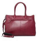 Shopper Romance 8007 Rubino, Farbe: rot/weinrot, Marke: Gigi Fratelli, Abmessungen in cm: 43x35x12, Bild 7 von 7