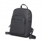 Rucksack T2-S161 Blau, Farbe: blau/petrol, Marke: Portobello, Abmessungen in cm: 23x30x7, Bild 2 von 6