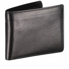 Geldbörse Elegance Schwarz, Farbe: schwarz, Marke: Hausfelder Manufaktur, EAN: 4039584250125, Abmessungen in cm: 11x8.5x1.5, Bild 2 von 5