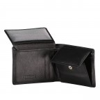 Geldbörse Elegance Schwarz, Farbe: schwarz, Marke: Hausfelder Manufaktur, EAN: 4039584250125, Abmessungen in cm: 11x8.5x1.5, Bild 5 von 5
