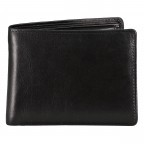 Geldbörse Elegance Schwarz, Farbe: schwarz, Marke: Hausfelder Manufaktur, EAN: 4039584250125, Abmessungen in cm: 11x8.5x1.5, Bild 1 von 5